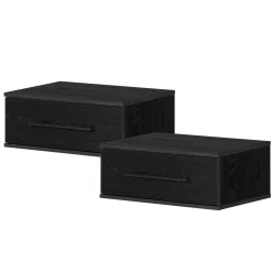 South Shore Set of 2 Nightstands - Primo Black Oak