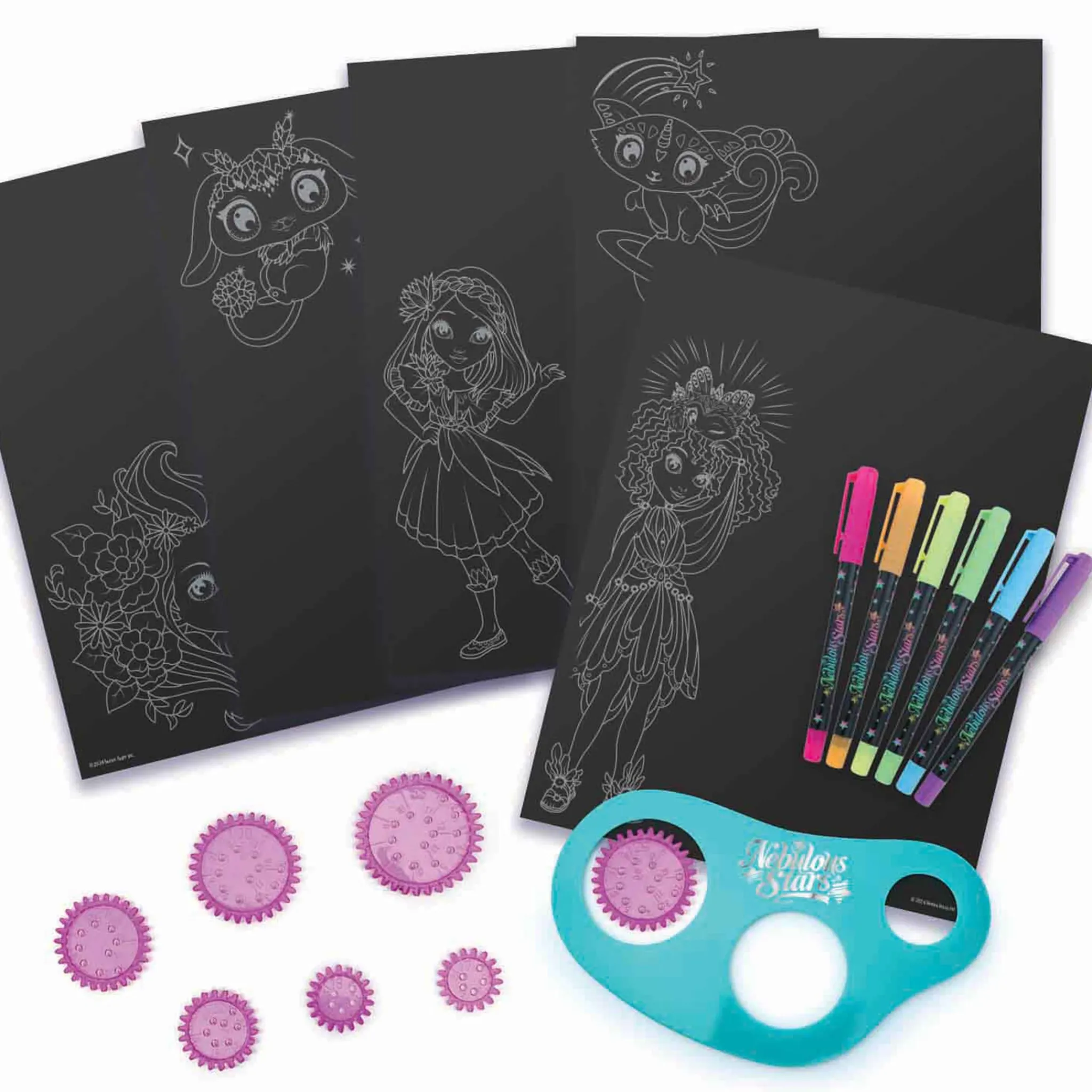 Kids Amuze Set Swirly Star Nebulous Stars