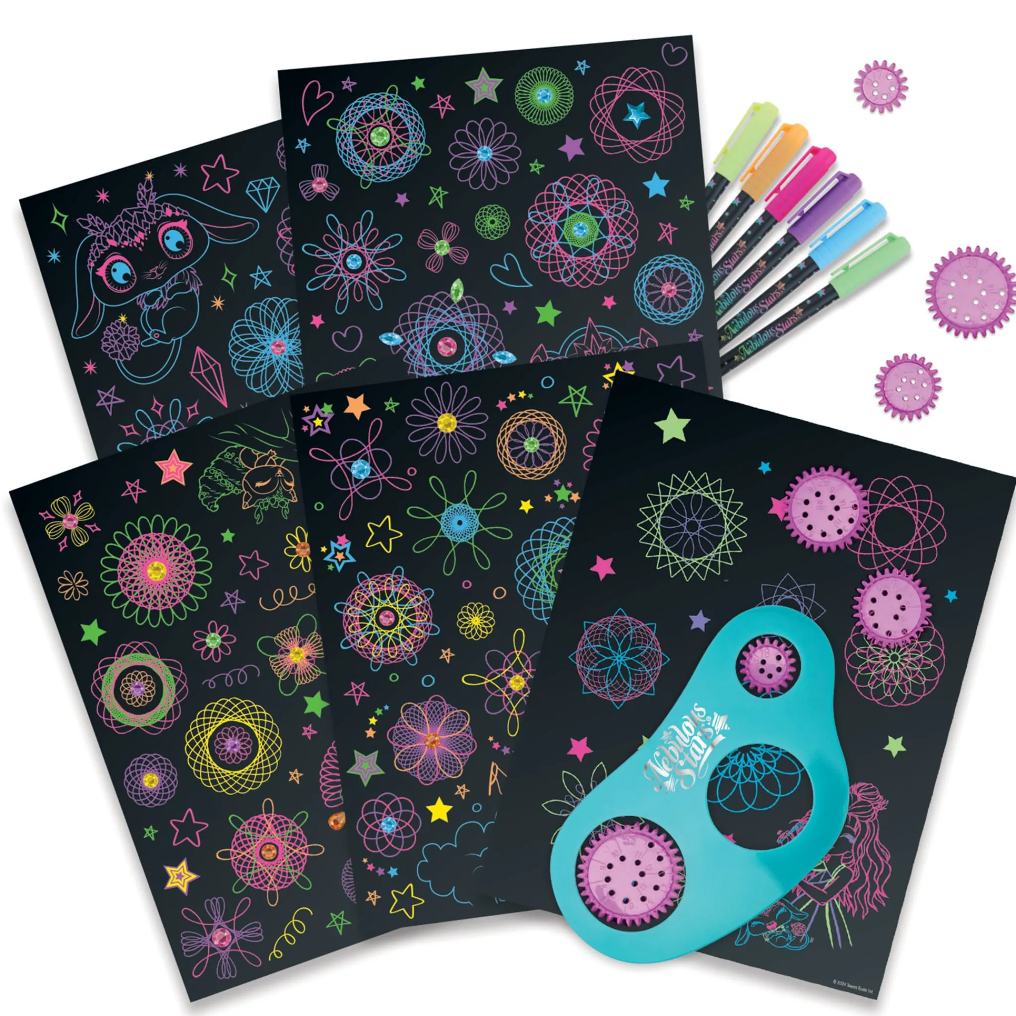 Kids Amuze Set Swirly Star Nebulous Stars