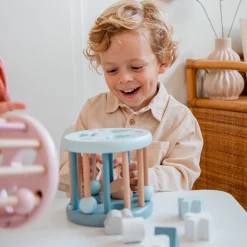 Label Label Developmental Toys>Shape Sorting Wheel - Blue