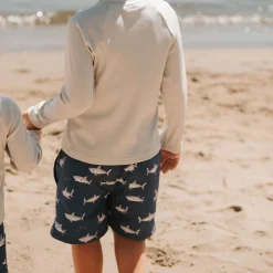 Kids/BOY Petit Lem Shark Swimshorts 2-7y