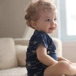 BOY Camp by Birdz Sharks Bodysuit 3-24m