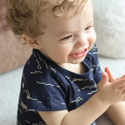 BOY Camp by Birdz Sharks Bodysuit 3-24m