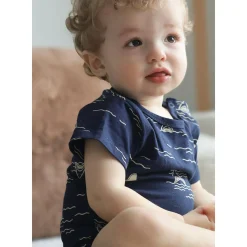 BOY Camp by Birdz Sharks Bodysuit 3-24m