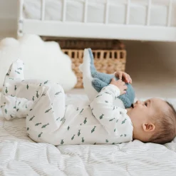 Firsts par Petit Lem Pajamas|Pyjamas>Sharks Ribbed Pajamas 0-12m