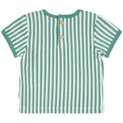 BOY Firsts par Petit Lem Sharks Striped Set 3-24m