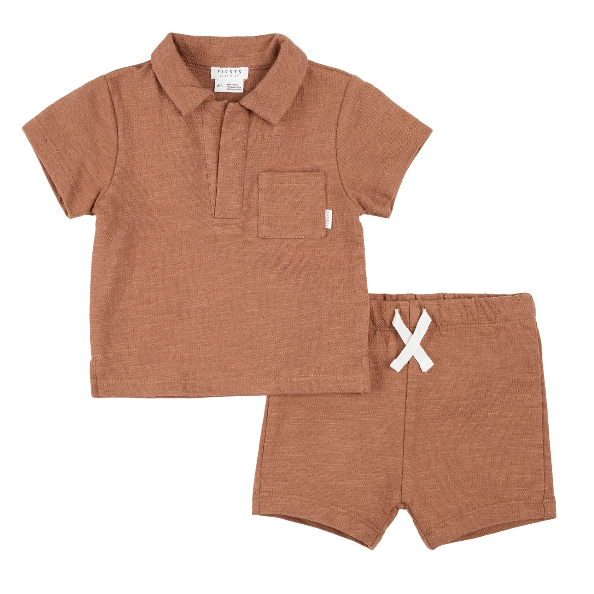 BOY Firsts par Petit Lem Sharks Terry Set 3-24m
