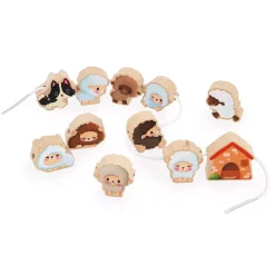 Janod Sheep Threading Beads