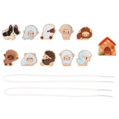 Janod Sheep Threading Beads
