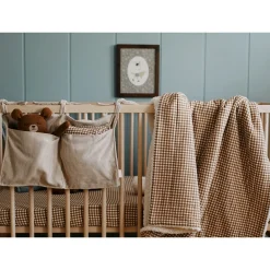 Kids Minika Sherpa And Muslin Blanket
