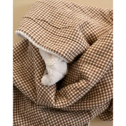 Kids Minika Sherpa And Muslin Blanket