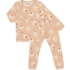 Kids Coccoli Pajamas & Bathrobes>Shortcake Pajamas 2-12