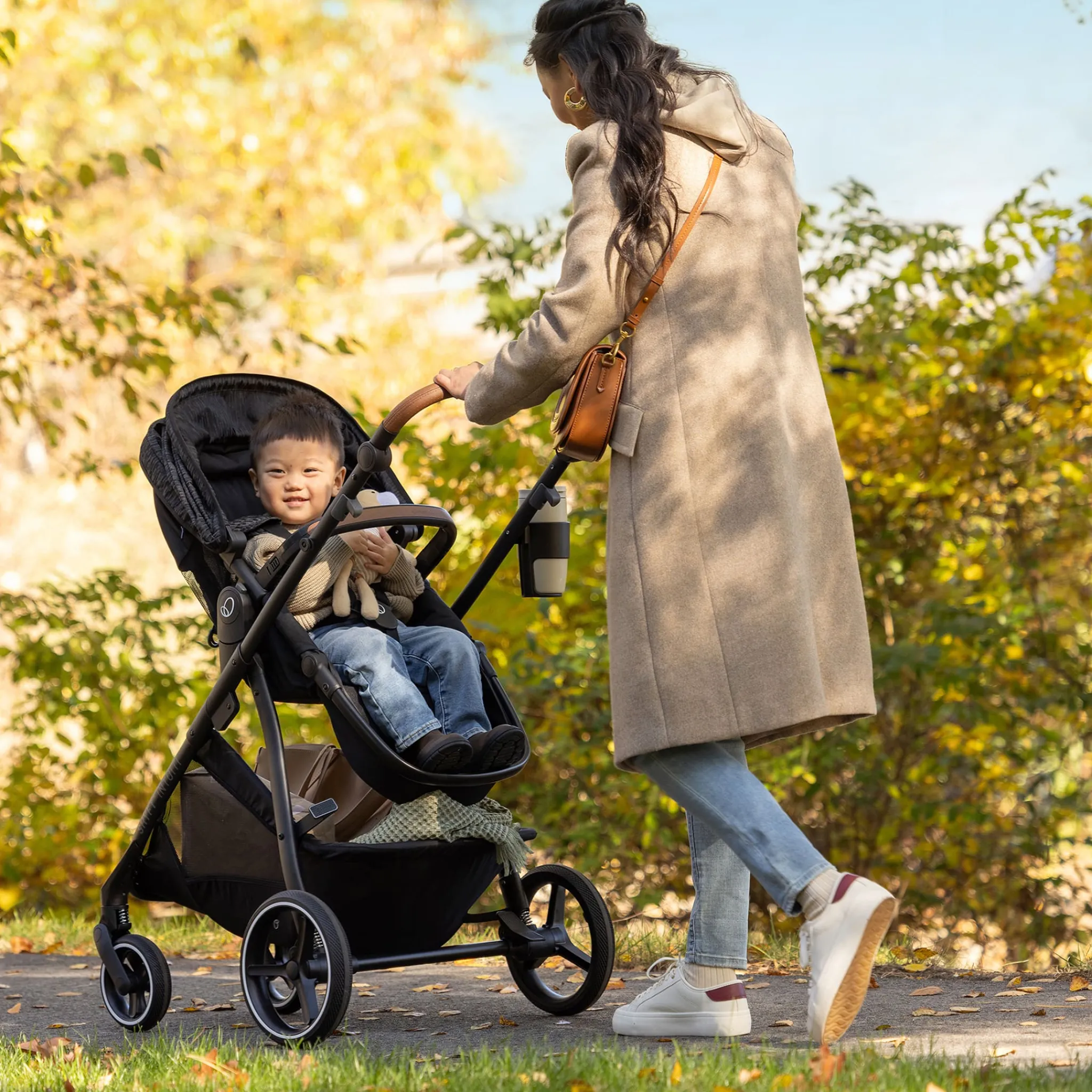 Kids Evenflo Shyft Intuiti Travel System with Revolve180 LiteMax NXT Car Seat - Black