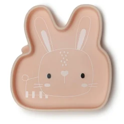 Kids Loulou Lollipop Silicon Snack Plate - Bunny