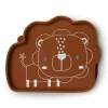 Kids Loulou Lollipop Tableware|Plates & Placemats>Silicon Snack Plate - Lion