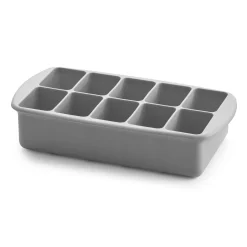 Kids Melii Silicone Baby Food Freezer Tray with Lid - Grey