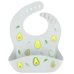 Loulou Lollipop Silicone Bib - Avocado