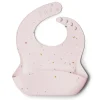 Loulou Lollipop Breastfeeding|Bibs>Silicone Bib - Confetti Blush