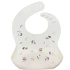 Loulou Lollipop Silicone Bib - Hedgehogs