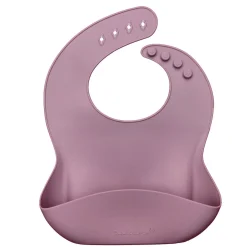 Loulou Lollipop Bibs|Breastfeeding>Silicone Bib - Purple