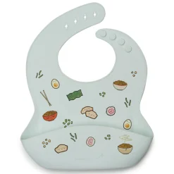 Loulou Lollipop Breastfeeding|Bibs>Silicone Bib - Ramen