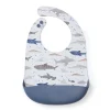 Loulou Lollipop Silicone Bib - Sharks
