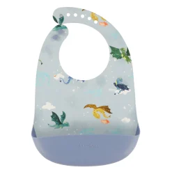 Loulou Lollipop Silicone Bib Printed-Magical