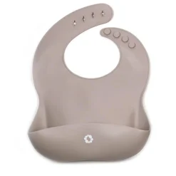 Bulle Breastfeeding|Bibs>Silicone Bib Taupe