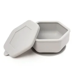 Kids Raz Baby Plates & Placemats|Tableware>Silicone Bowl - Grey