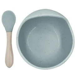 Kids Kushies Silicone Bowl and Spoon Siliscoop - Sea