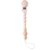 Loulou Lollipop Pacifiers & Clips|Pacifiers & Clips>Silicone Pacifier Clip - Coconut