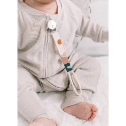 Loulou Lollipop Silicone Pacifier Clip - Canyon Sunset
