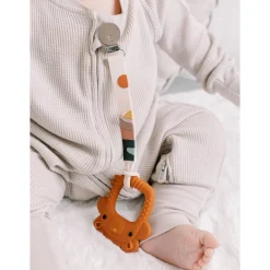Loulou Lollipop Silicone Pacifier Clip - Canyon Sunset