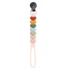 Loulou Lollipop Pacifiers & Clips|Pacifiers & Clips>Silicone Pacifier Clip - Sweetheart Multi