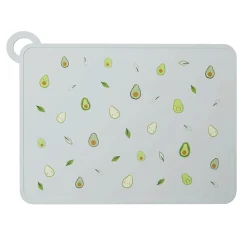 Kids Loulou Lollipop Silicone Placemat Printed - Avocado