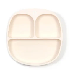 Kids Bulle Tableware|Plates & Placemats>Silicone Plate - Ivory