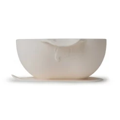 Kids Loulou Lollipop Silicone Snack Bowl - Cream