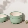 Kids Kiko The Label Silicone Suction Bowl with Lid - Sage