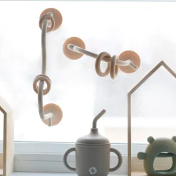 Bulle Silicone Suction Teething Toy - Ivory