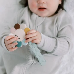 Loulou Lollipop Silicone Teether - Daisy Multi