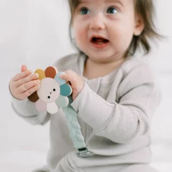 Loulou Lollipop Silicone Teether - Daisy Multi