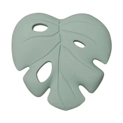 Loulou Lollipop Teething Toys>Silicone Teether - Monstera Mint
