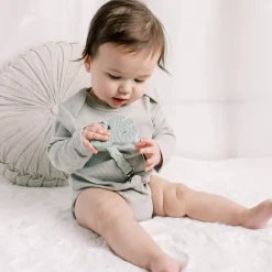 Loulou Lollipop Teething Toys>Silicone Teether - Monstera Mint