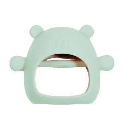 Bulle Silicone Teething Mitt - Sage Bear