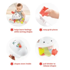 Skip Hop Silver Lining Cloud Feelings Shape Sorter Baby Toy