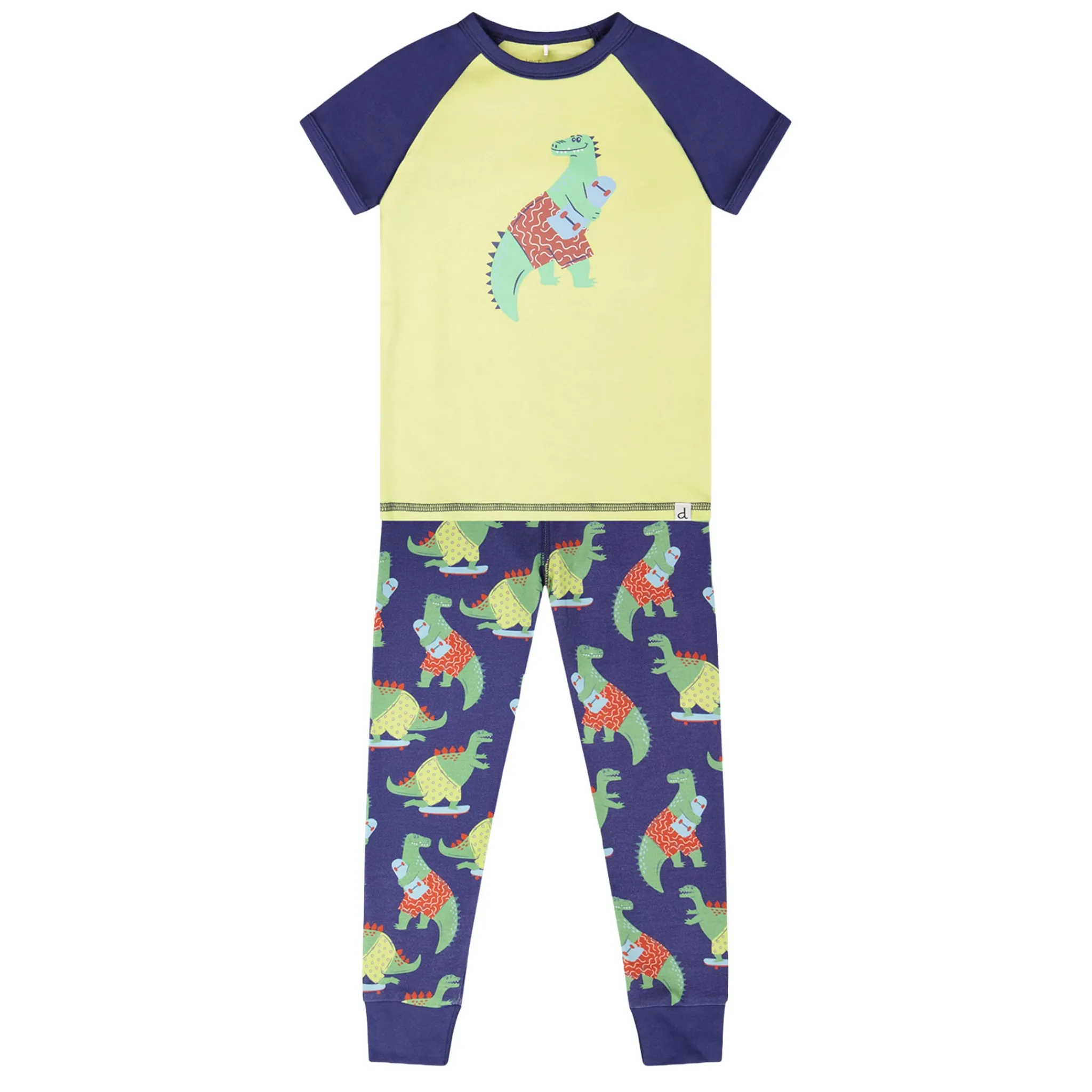 Kids/BOY Deux par Deux Pajamas & Bathrobes>Skateboard Pajama Set 7-12