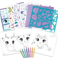 Kids Amuze Diy & Activities>Sketchbook Animoulous Fever