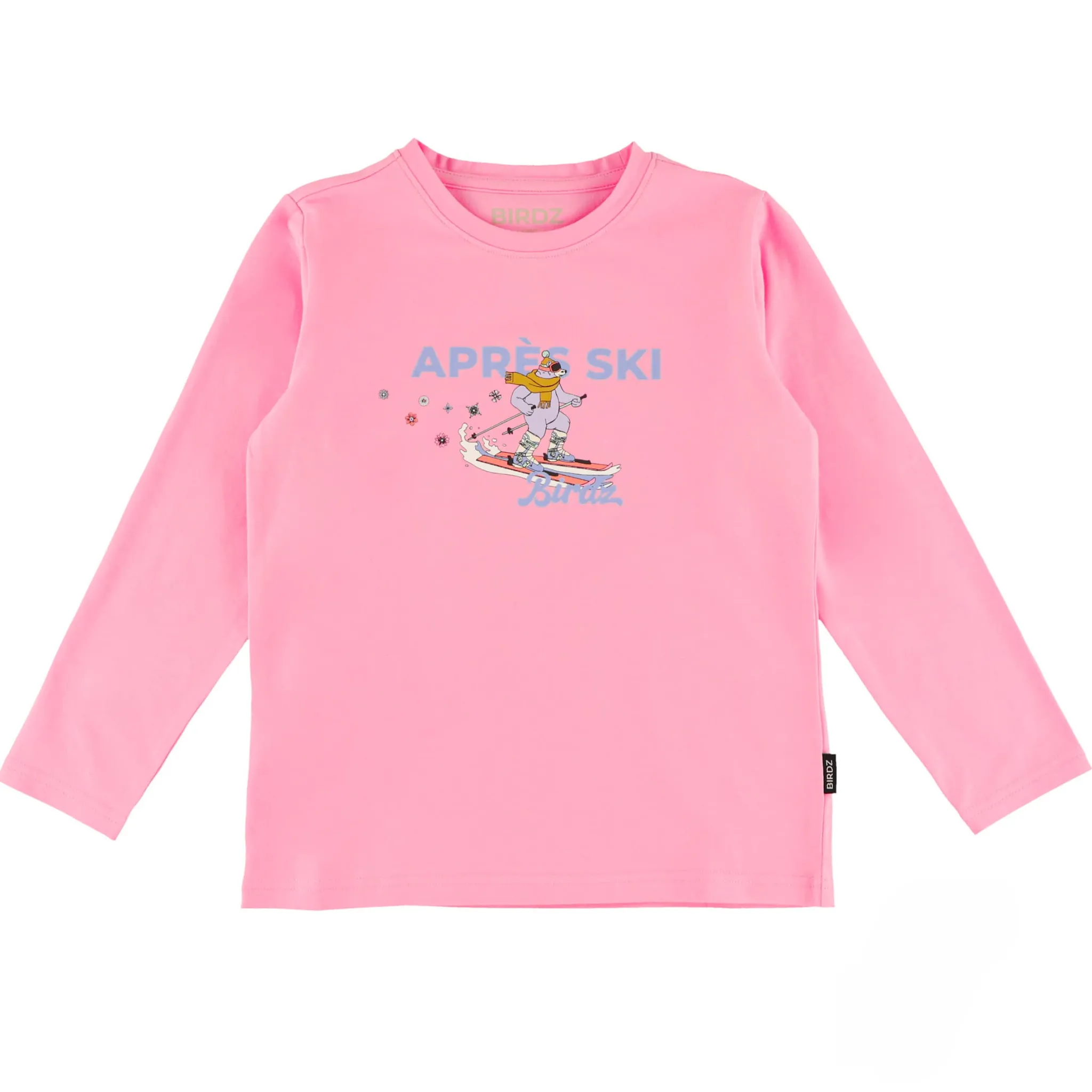 Kids Birdz Ski Bear Long Sleeve T-shirt 2-10 y