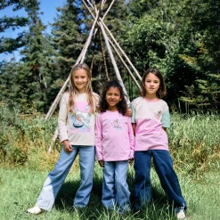 Kids Birdz Ski Bear Long Sleeve T-shirt 2-10 y