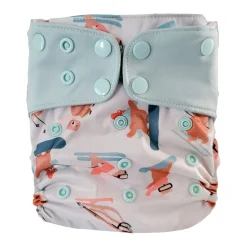 BOY La Petite Ourse Ski Cloth Diaper 8-35lb